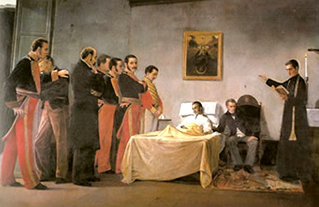 La Muerte del Libertador de Antonio Herrera Toro